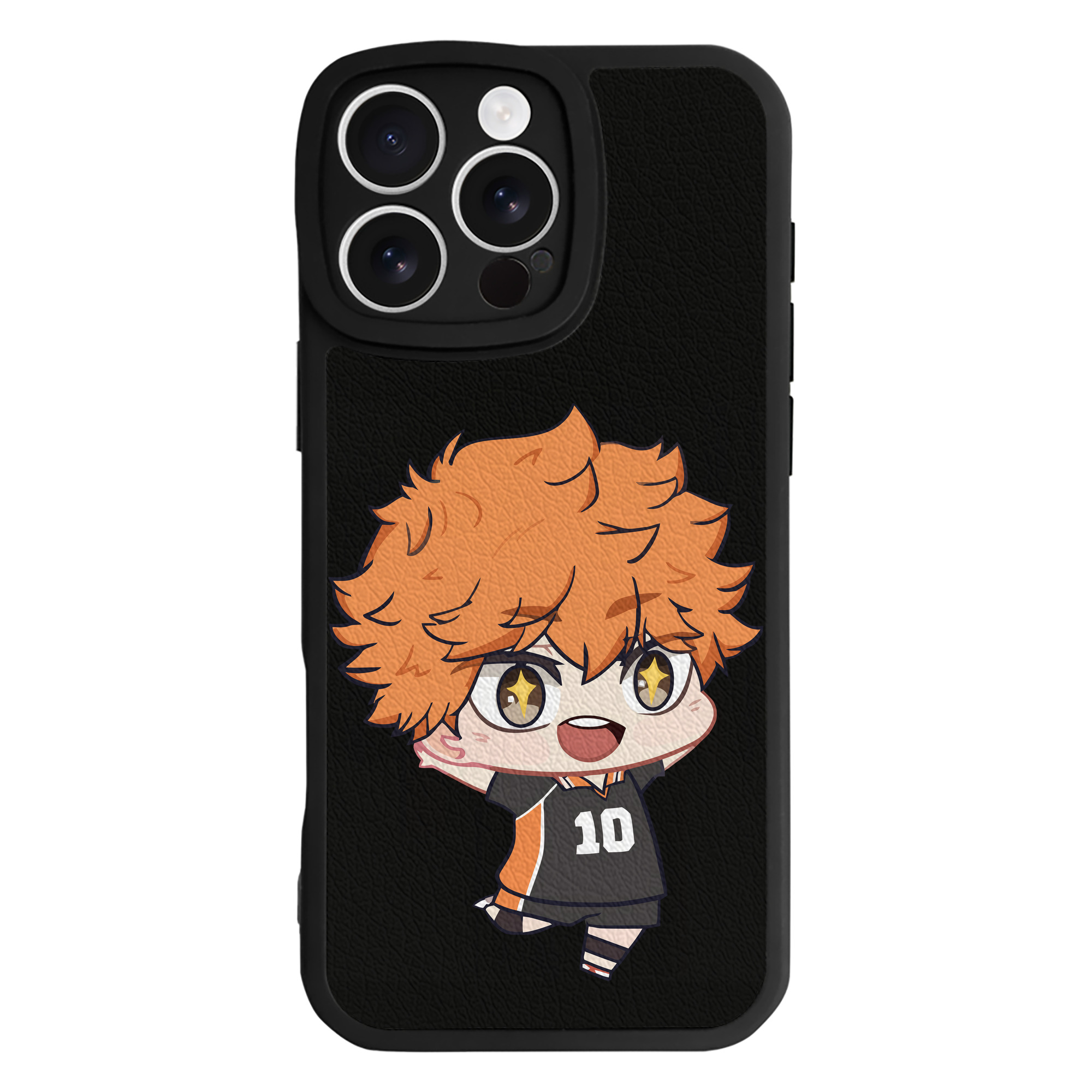 （画像用） ハイキュー!! Haikyu!! 【iPhone 16シリーズ対応】シリコンスマホケース（レザー調） 材質：シリコン